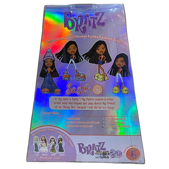 Bratz 20 Yearz Special Anniversary Edition Original Fashion Doll Sasha Brand NEW - Picture 3 of 4
